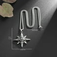 thumbnail image 5 of Men's Titanium Steel Necklace, Simple Eight-Pointed Star Pendant Necklace, Creative Cross For Men And Women, 5 of 6
