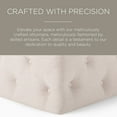 thumbnail image 3 of Maven Lane Henry Traditional Ottoman in Cream Fabric Upholstery, 3 of 5