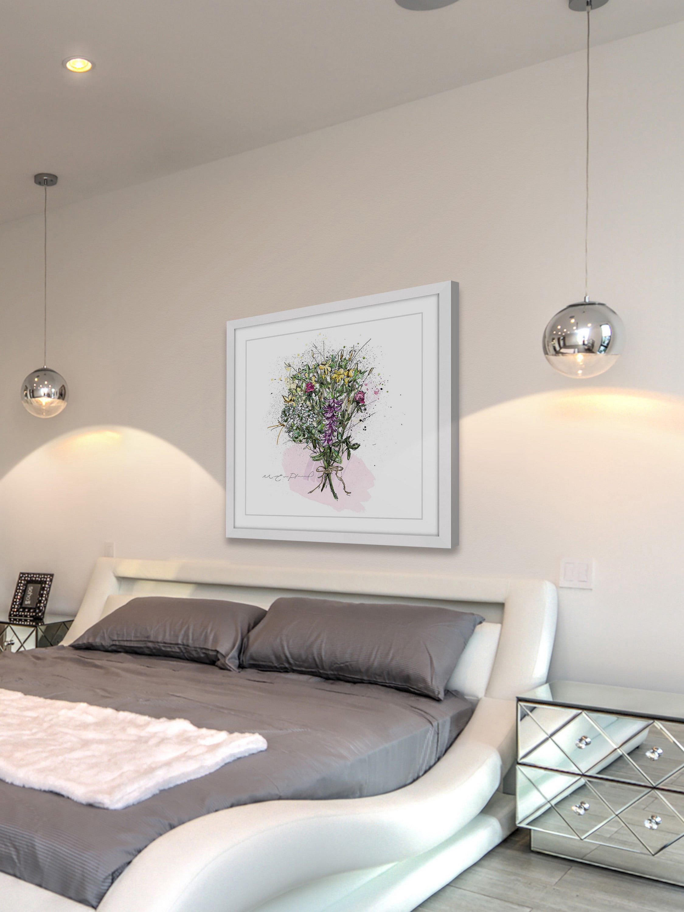Marmont Hill Printed Floral & Botanical Flowers Framed Art Prints, by Marie-Eve Pharand