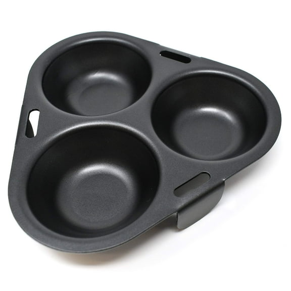 Norpro Nonstick Plastic 3 Egg Poacher with 3 Legs