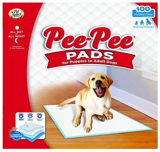 Four Paws Pee Pee Puppy Pads - Standard 100/pk (1 Package) - Walmart.com