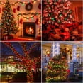 thumbnail image 5 of LAMPHOME 66ft Music Christmas Mini Lights (Stepless Dimming),200 LED Fairy Starry String Light Plug in for Indoor Outdoor Xmas Tree Wedding Party Decoration (Red+Green), 5 of 6