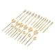 thumbnail image 4 of Juego De Cubiertos Dorados, Juego De Cubiertos Dorados A Prueba De Herrumbre Diseño Simple Aerodinámico De Acero Inoxidable Para El Hogar ANGGREK Otros, 4 of 8