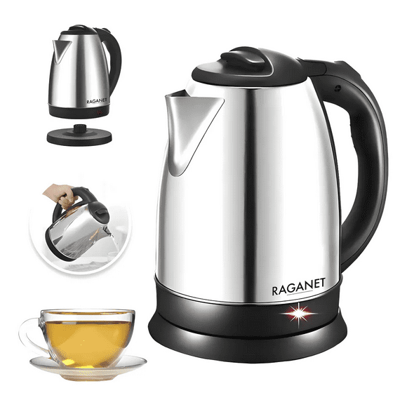 Hervidor De Agua Eléctrico Acero Inoxidable Capacidad 1.8 litros 1100 W Xtellar Color Plateado