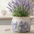 thumbnail image 2 of Pots for Plants, Ceramic Planters for Indoor/Outdoor Plants, 6.29'' Plant Pots Indoor with Drainage, Vase & Planters, Vintage Rustic Pots for Indoor Plant, House & Home Decor, Vintage Blue, 2 of 8