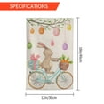 thumbnail image 3 of SPXUBZ Easter Welcome Garden Flag 12×18 Inch Double Sided  Holiday Yard Decor, 3 of 7