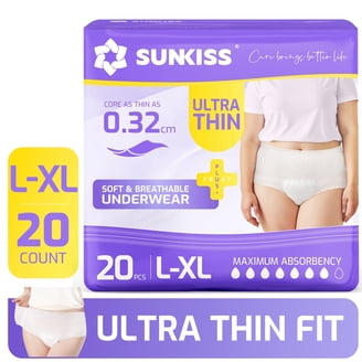 Medline New Premium Knit Incontinence Underpants Pants MD/LG 20