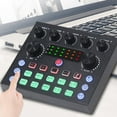 thumbnail image 4 of Live Sound Card with Dj Mixer Effects & Voice Changer, Audio Mixer, Professional Sound Mixer Board, Live Sound Card Audio Mixer, 2025 Audio Interface for live Streaming/Podcasting/Gaming, 4 of 4