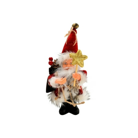 

Toys Savings! purcolt Electric Christmas Ornaments Standing Flannel Santa Claus Doll Doll Decoration Christmas Gift Pendant Toys for Girls Boys Kids