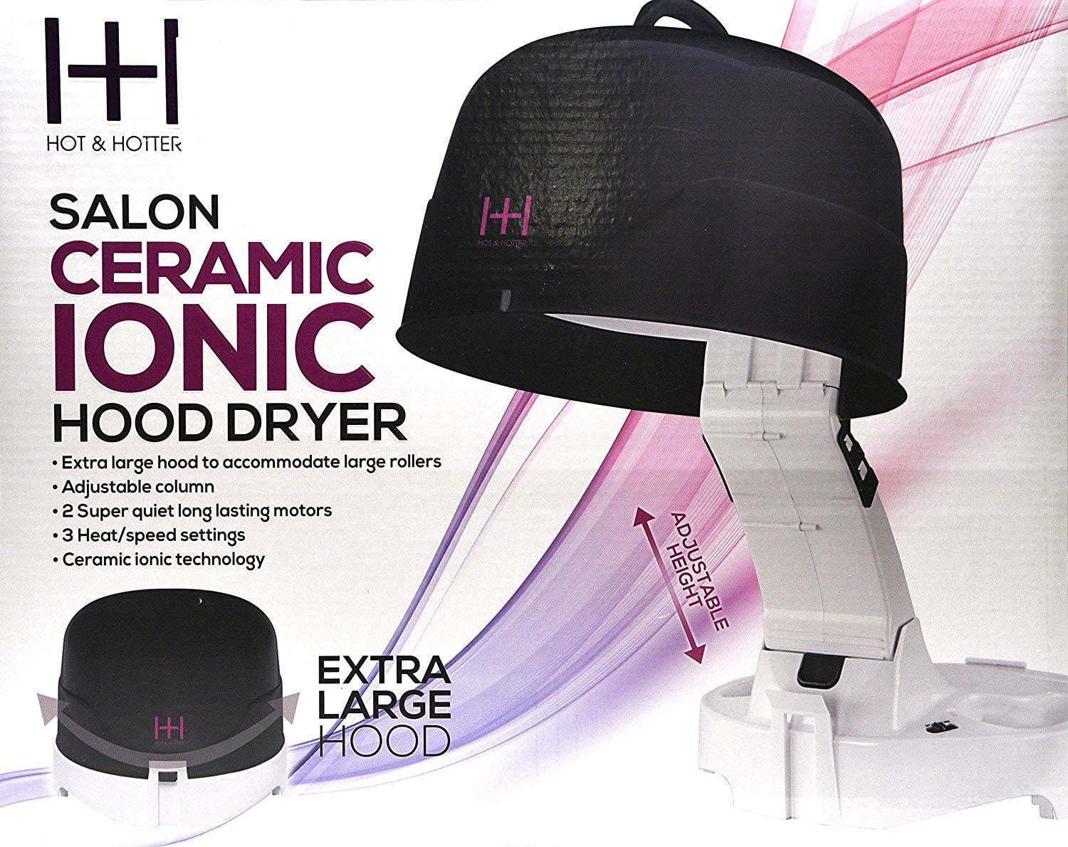 Hot & Hotter Salon Ceramic Ionic Extra Large Hood Dryer