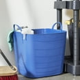 thumbnail image 6 of Life Story 25 Liter 6.6 Gallon Durable Plastic Storage Tote, Blue (18 Pack), 6 of 6