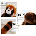 thumbnail image 5 of PATLOLLAV Xmas Red Panda Weighted Stuffed Animals,11.8 Inch Red Panda Plush Toy Doll,Stuffed Red Panda Plush Pillow,Cute Weighted Red Panda Plushies Toys for Kids Boys Girls Birthday Gift, 5 of 5