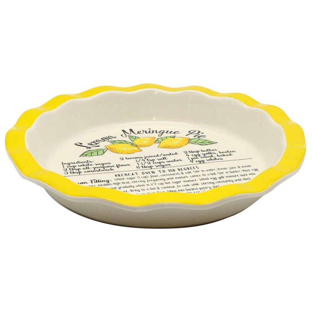 Dennis East 11480 Lemon Meringue Pie Plate Size 11.22"dx1.97