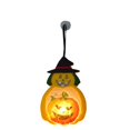 thumbnail image 1 of Linterna de calabaza de Halloween, lámpara de decoración fantasma de murciélago de calabaza, 1 of 2