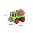 thumbnail image 2 of Car Children‘s Simulation Engineering Vehicle Green Disassembly And Assembly Sanitation Vehicle Boy Model Toy Car Screw Combination Gifts, 2 of 8