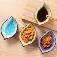 thumbnail image 4 of Plato de Sushi Artesanal en Forma de Hoja, Exquisitos Platos con Salsa para Momentos de Charcutería, 4 of 7