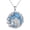 Turquoise, 3 Sisters, variant on 925 Sterling Silver Sisters Necklace for Women Best Friends Bestie BFF Pendant with 18+2 Inches Chain Friendship Jewelry Gifts for Birthday Christmas Graduation