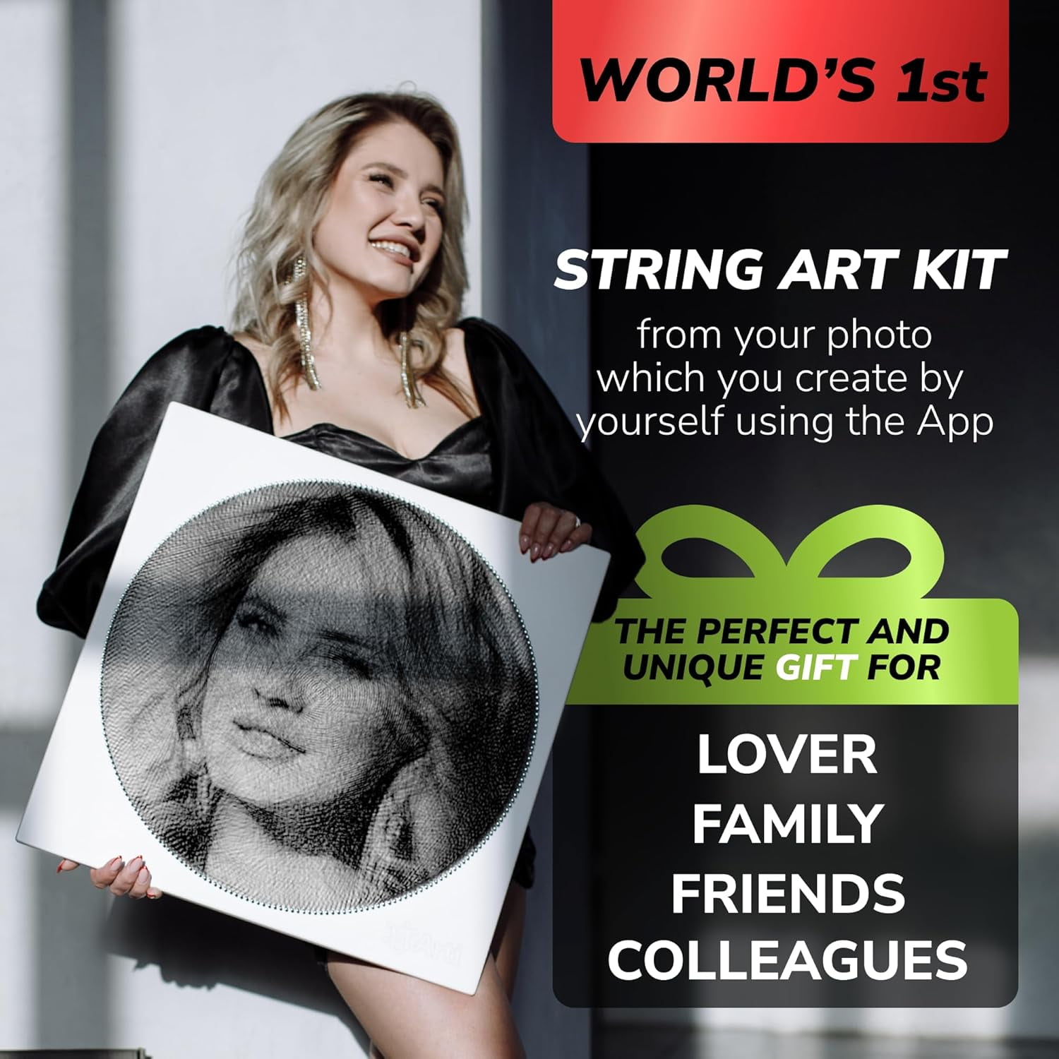 IT Arti DIY String Art Kit for Adults - Personalized Art - Beginner-Friendly