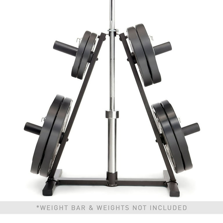 Free Shipping Marcy A Frame Olympic Weight Plate Tree Vertical Bar Holder PT 5740 Walmart