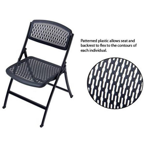 Flex One Folding Chair from Mity Lite - Black - Walmart.com - Walmart.com