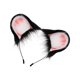 thumbnail image 4 of Diadema con Orejas de Hámster Yinane negro rosa, 4 of 8