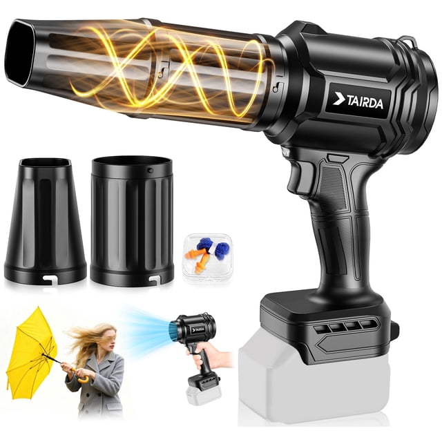 Soplador de hojas inalámbrico sin escobillas TAIRDA compatible con Dewalt 20V