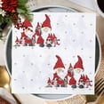 thumbnail image 5 of 1 Pack (20 Sheets) Christmas Colored Printed Disposable Napkins, Festive Party Ambiance Napkins for Christmas Dinners, Holiday Gatherings & Party Tables, Convenient & Eco-Friendly, 12.99*12.99in, 5 of 8