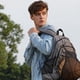 thumbnail image 5 of Jumpingount Bolsa de baloncesto duradera, impermeable y desmontable, bolsa de malla incluida, con compartimento para zapatos Mochilas gris, 5 of 6