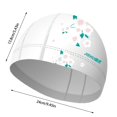 thumbnail image 3 of Leeye Adult Oversized PU Coated Swimming Cap Breathable Comfortable Swim Hat for Men Women, Large Size Pool Cap for Training, Blue, 3 of 4