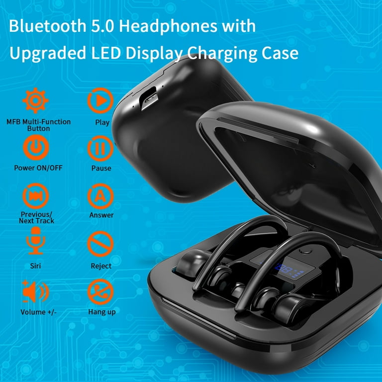 Wireless Earbuds Bluetooth Headphones 5.0 True Wireless Sport