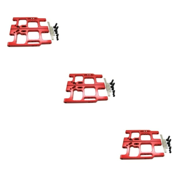 Bewildely 1/14 LC Racing con brazo inferior trasero Fácil instalación Rendimiento mejorado rojo Type1 NO1