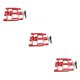 thumbnail image 1 of Bewildely 1/14 LC Racing con brazo inferior trasero Fácil instalación Rendimiento mejorado rojo Type1 NO1, 1 of 6