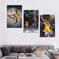 thumbnail image 5 of 3pcs Classic Slam Dunk Basketball Players Kobe Wall Art Poster Scroll Canvas Painting Picture Living Room Decor Home 08x12inch(20x30cm), 5 of 5