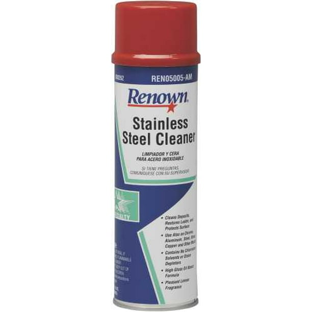 RENOWN STAINLESS STEEL CLEANER OIL BASED AEROSOL 15OZ CAN per 4 Each