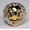 Golden, variant on Lion Head Ring Metal Animal Ring with Alloy Inlaid Gems European Design Statement Ring Hand Jewelry for Men and Women Gold