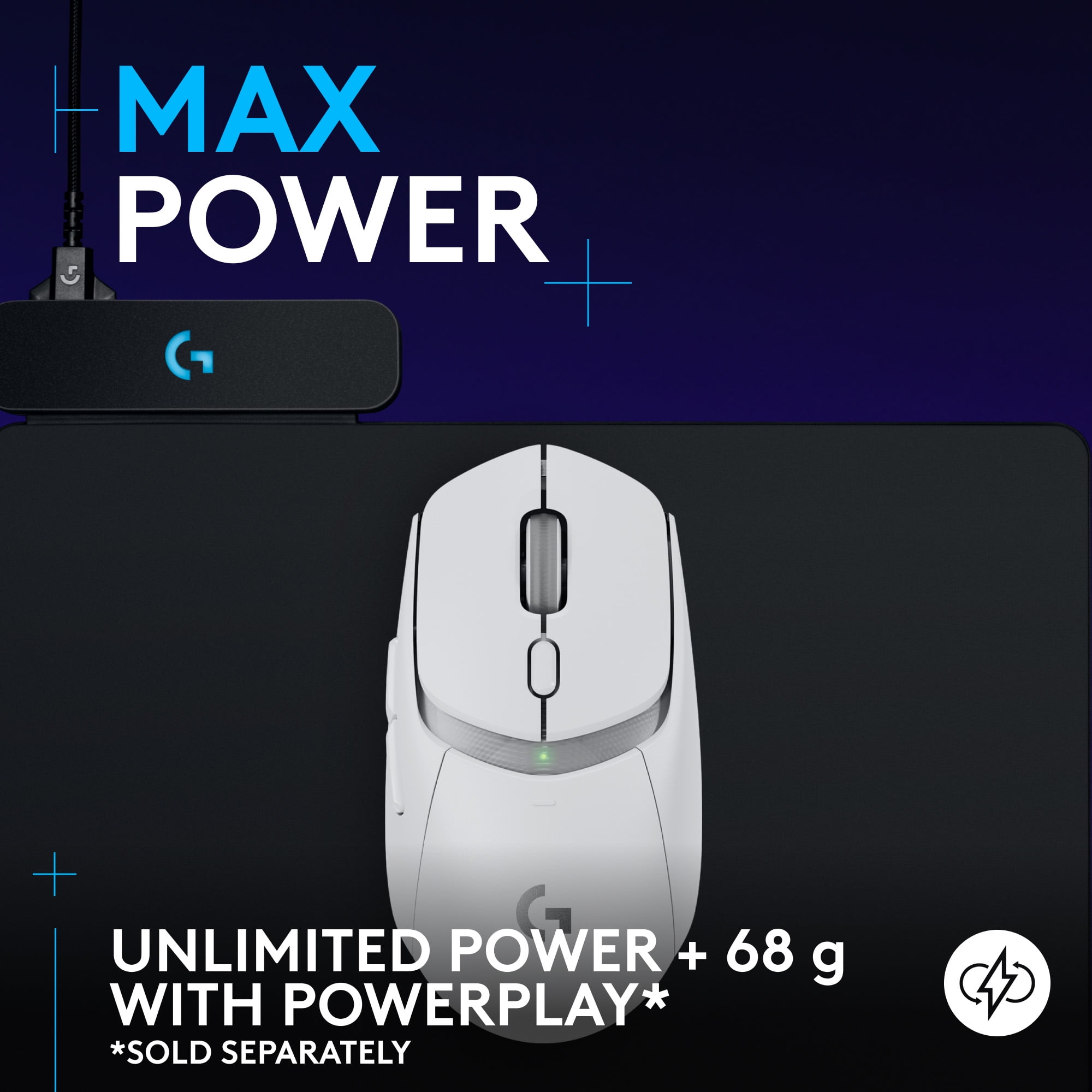 Logitech G309 LIGHTSPEED Wireless Gaming Mouse, Lightweight, LIGHTFORCE Hybrid Switches, HERO 25K Sensor, 300+ Hour Battery Life With AA Battery, 6 Programmable Buttons, PC & Mac - White