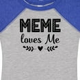 thumbnail image 4 of Inktastic Meme Loves Me Baby Clothes Girls Baby Bodysuit, 4 of 5