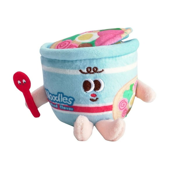 Soft Cup Noodle Toy for Toddlers, Pretend Food Playset with Spoon, Sensory Development Gift