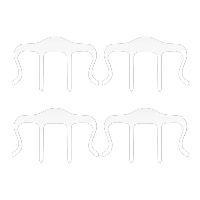 FRCOLOR Recipe Clip 4pcs Speech Draft Page Clip Recipe Clip Magazine Fixing Clip Book Page Clips,4.53"X2.99"X0.2"