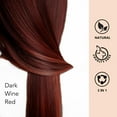 thumbnail image 3 of Deep Burgundy Hair Dye Shampoo 3 in 1, Instant Hair Color Shampoo with Hair Masks, Champu Para Pintar el Pelo for Women Men 500Ml, 3 of 8