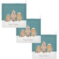 thumbnail image 6 of Coolnut Cute Gingerbread Houses Baby Muslin Washcloths Face Towel, Merry Christmas Snow Burp Cloths Cotton Wipes 5 PCS Infant Wash Cloth for Newborn Boys Girls 12x12 inches, 6 of 6