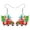 Multicolor, variant on Cute Christmas Red Truck Earrings Acrylic Cartoon Christmas Tree Car Dangle Jewelry For Women Trendy Birthday Holiday Party Festival Gifts