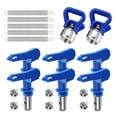 thumbnail image 1 of DOLITY 6 Pieces Reversible Airless Paint Nozzle Tips Nozzle Power Tools with Net, 1 of 9