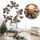 thumbnail image 5 of Portavelas Navideño con Forma de Corona, Mariposas Artificiales Y Decoración de Pared para Velas de Té en El Comedor., 5 of 6