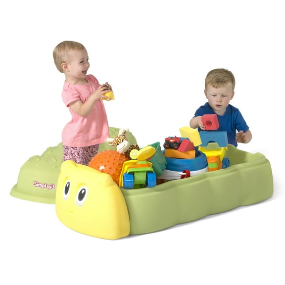 Simplay3 Caterpillar Sandbox or Toy Storage Box for Kids