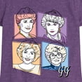 thumbnail image 3 of Golden Girls - Golden Girls Character Grid - Toddler And Youth Girls Short Sleeve Graphic T-Shirt, 3 of 5