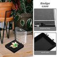thumbnail image 6 of BESTYASH 10Pcs Lapel Pin Box with Clear Lid Black Plastic Badge Display Case for Organizing Pins, 6 of 6