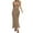 Khaki, variant on Cavosen Womens Bathing Suit Cover up Long Crochet Hollow Out Dress Bikinis Swimwear Kimono Sleeveless Halter Neck Sheer Flowy Breathable Sun Protection Long Solid Swimsuit Kaftan