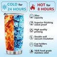 thumbnail image 5 of Mug Tumbler Gifts for Dad - Snowy Mountain Cup Presents for Father Daddy Papa Husband Fathers Day Birthday Christmas Gift from Daughter Son Wife Best Dad Coffee Mug 20oz Stainless Steel, 5 of 6