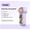 Purple, variant on Portable Mini Fan, Rechargeable Handheld Fan with Strong Airflow for Outdoor Camping and Cooling, Mini Turbo Fan for Cleaning Keyboard Gaps and Camera Lenses as Pocket Blower
